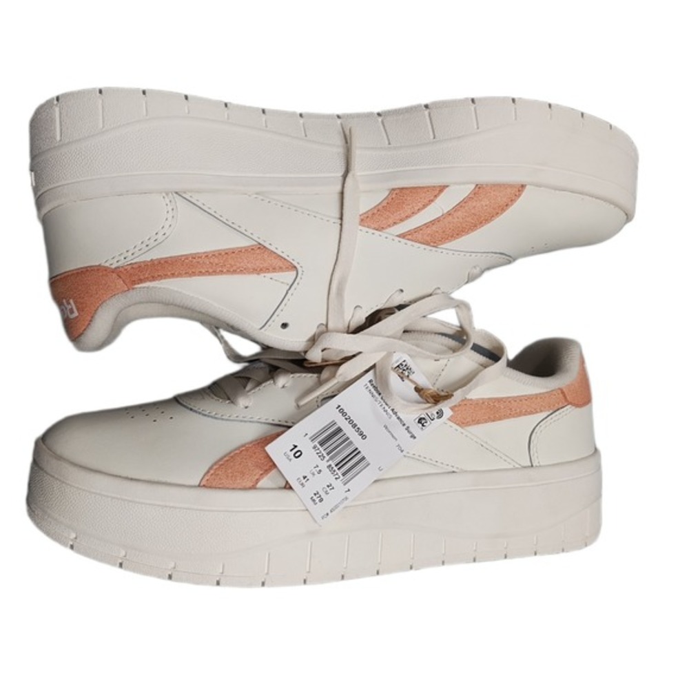 Reebok‎ Court Advance Surge Platform Tennis Sneakers Womens Size 10 White Pink